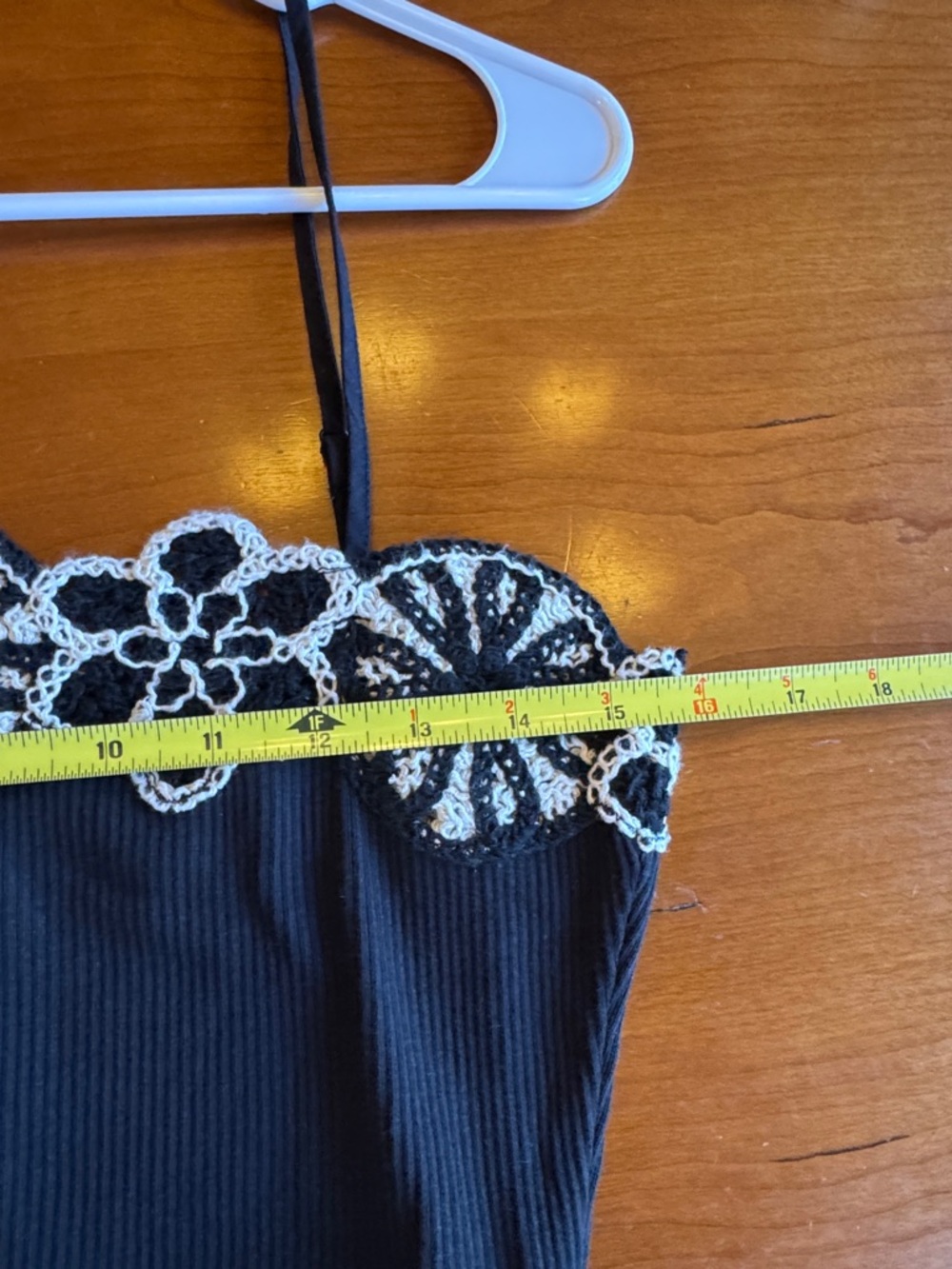J. Crew Crochet Mixy Dress Black Maxi Dress Size M - Picture 5 of 11